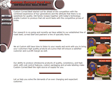 Tablet Screenshot of customcornedbeef.com